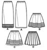 Picture of B39 SIMPLICITY 2576: EASY 2 SEW SKIRT SIZE 3-6