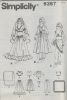 Picture of A131 SIMPLICITY 5357: GIRL'S COSTUME SIZE 7-14