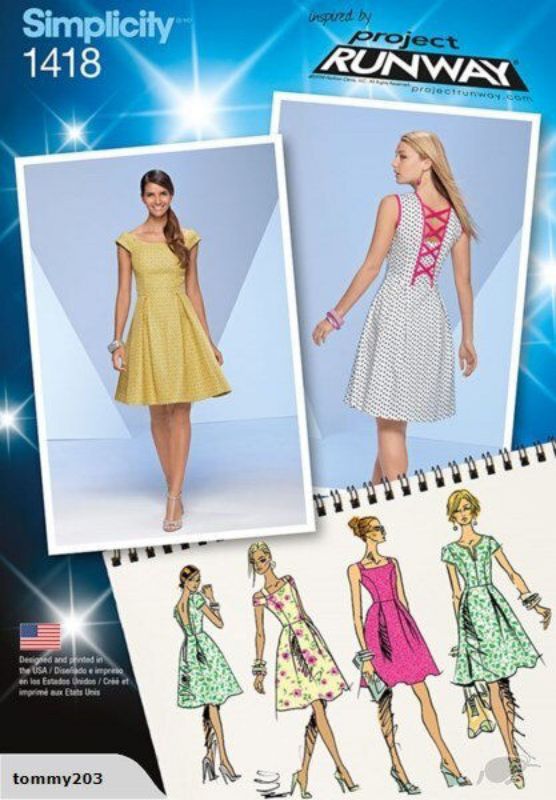 Picture of B239 SIMPLICITY 1418: SUMMER DRESS SIZE 12-20