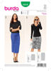 Picture of B92 BURDA 6634: FITTED SKIRT SIZE 8-18