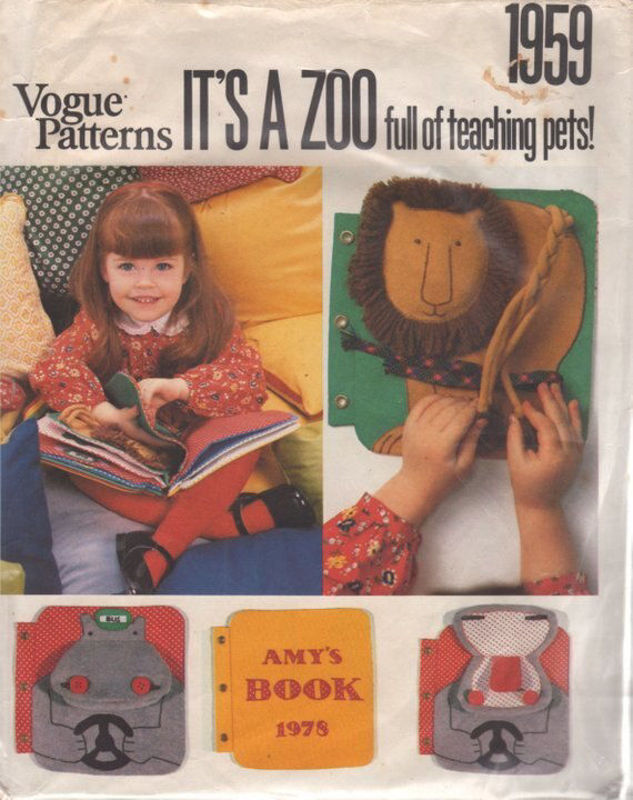 Budget Patterns. A37 VOGUE 1959: CHILD'S FABRIC BOOK