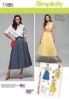 Picture of D1 SIMPLICITY 1166: 1950s SKIRT SIZE 16-24