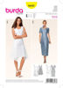 Picture of 5 BURDA 6643: DRESS SIZE 10-20