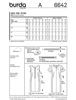 Picture of 5 BURDA 6643: DRESS SIZE 10-20