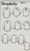 Picture of C115 SIMPLICITY 5211: MEN'S TOPS SIZE XS-M