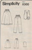 Picture of C31 SIMPLICITY 8300: SKIRT, PANTS & VEST SIZE 10-16