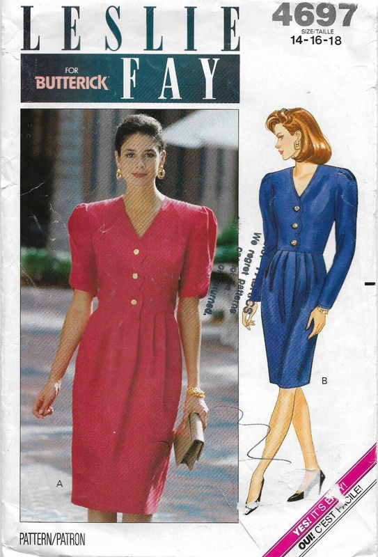 Picture of C127 BUTTERICK 4697: DRESS SIZE 14-18