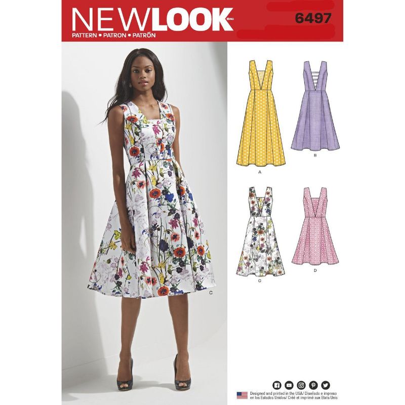 Picture of 29 NEW LOOK 6497: SUMMER DRESS SIZE 8=20