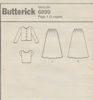 Picture of C173 BUTTERICK 6899: GIRL'S MIX & MATCH SIZE 7-10