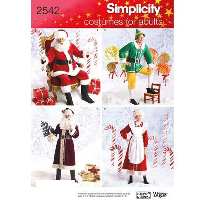 Picture of B180 SIMPLICITY 2542: COSTUME FOR ADULTS SIZE L-XL 