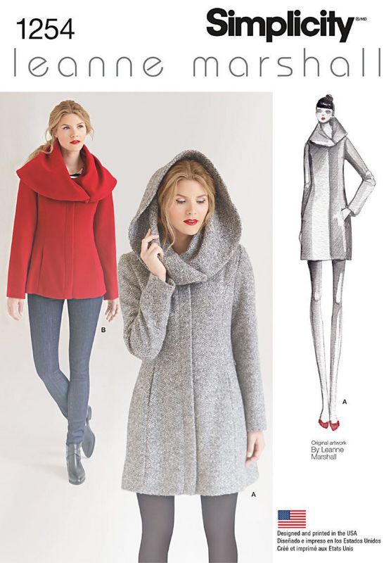 Picture of 54 SIMPLICITY 1254: COAT OR JACKET SIZE 14-22