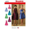Picture of C184 SIMPLICITY 4070: EVENING DRESS SIZE 6-14