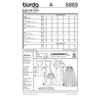 Picture of 18 BURDA 6869: EVENING DRESS SIZE 8-18