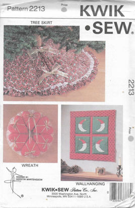 Picture of XX6 KWIK*SEW 2213: CHRISTMAS TREE SKIRT, WREATH & WALL HANGING