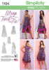 Picture of 9 SIMPLICITY 1164: WRAP TWIST & TIE DRESS SIZE 6-24
