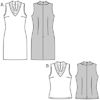 Picture of B243 BURDA 7663: TOP OR DRESS SIZE 8-20