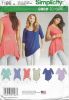 Picture of C75 SIMPLICITY 1198: EASY 2 SEW TOPS SIZE 4-26