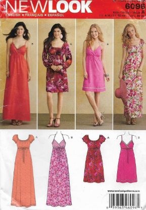Picture of B133 NEW LOOK 6096: DRESS IN 2 STYLES SIZE 4-16