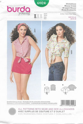 Picture of B151 BURDA 6924: SHIRT SIZE 6-16