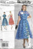 Picture of D28 SIMPLICITY 8252: 1950s VINTAGE DRESS & REDINGCOTE SIZE 4-12