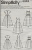 Picture of D28 SIMPLICITY 8252: 1950s VINTAGE DRESS & REDINGCOTE SIZE 4-12