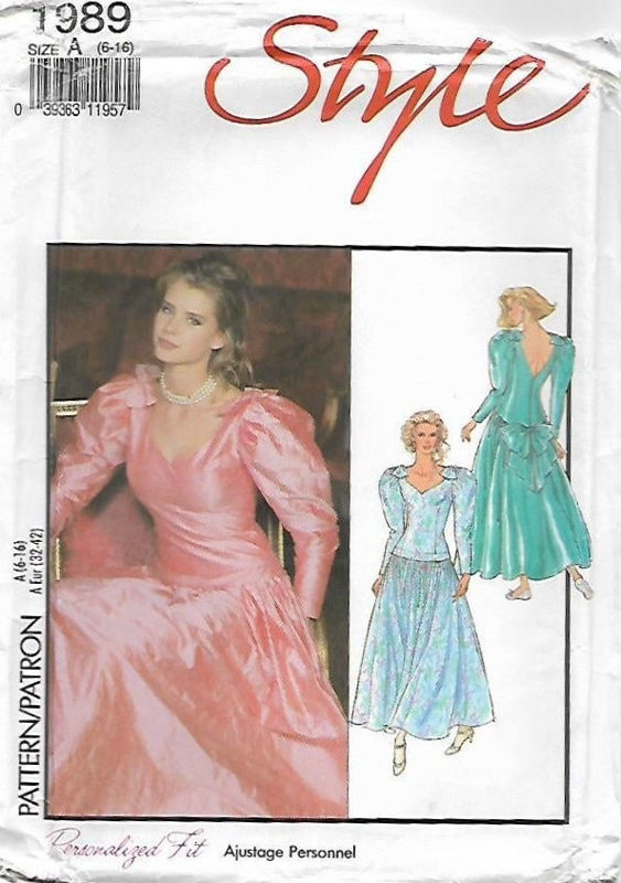 Picture of A53 STYLE 1989: EVENING DRESS SIZE 6-16