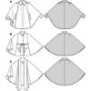 Picture of A111BURDA 7422: CAPE SIZE 10-24
