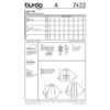 Picture of A111BURDA 7422: CAPE SIZE 10-24