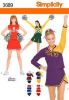 Picture of C328 SIMPLICITY 3689: CHEERLEADER OUTFIT SIZE 12-18