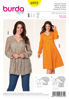 Picture of 97 BURDA 6972: DRESS OR TOP SIZE 18-30