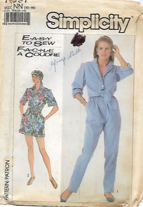Picture of W4 SIMPLICITY 7897: EASY 2 SEW JUMPSUIT & ROMPER SIZE 10-16
