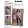Picture of 82 SIMPLICITY S8856: MISS & CHILD'S DRESS OR TOP SIZE CHILD 3-8 & MISS 6-24