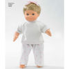 Picture of D12 SIMPLICITY 1952: DOLL'S CLOTHES & ACCESSORY'S  SIZE 15" OR 38cm