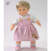 Picture of D12 SIMPLICITY 1952: DOLL'S CLOTHES & ACCESSORY'S  SIZE 15" OR 38cm