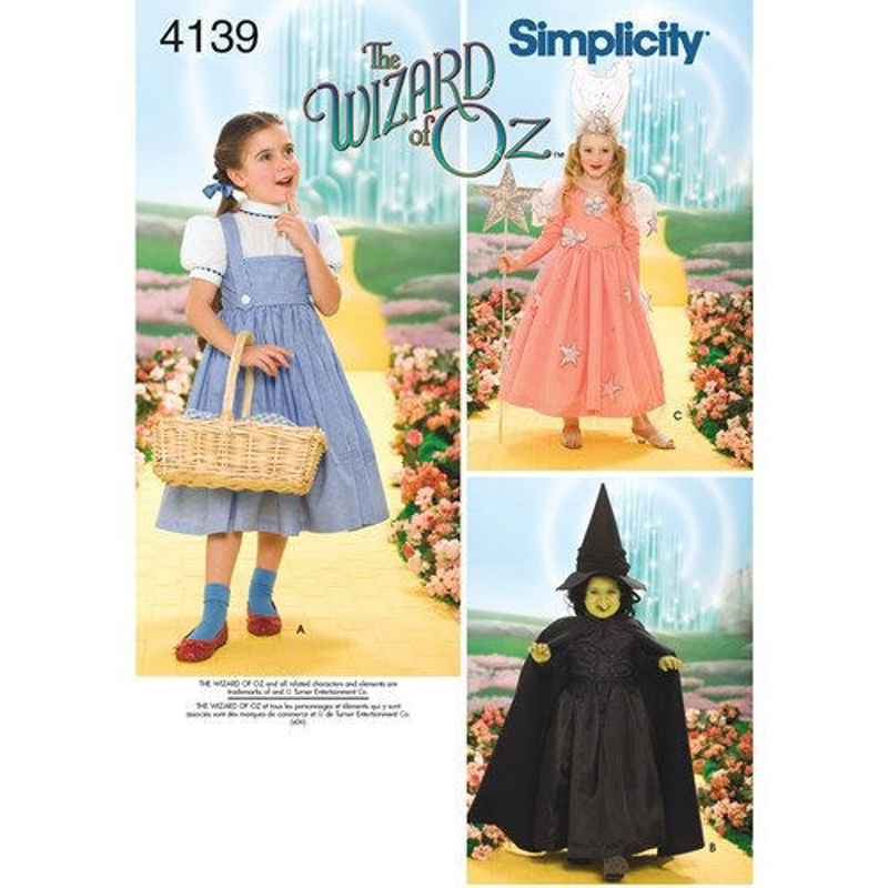 Picture of D30 SIMPLICITY 4139: CHILD'S COSTUME SIZE 3-8
