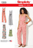 Picture of D9 SIMPLICITY 1355: DRESS OR JUMPSUIT SIZE 4-26