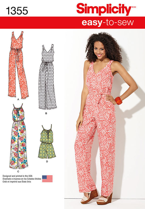 Picture of D9 SIMPLICITY 1355: DRESS OR JUMPSUIT SIZE 4-26