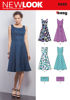 Picture of 2 NEW LOOK 6393: DRESS SIZE 8-18