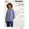 Picture of 85 SIMPLICITY 8658: TOP SIZE XXS-XXL