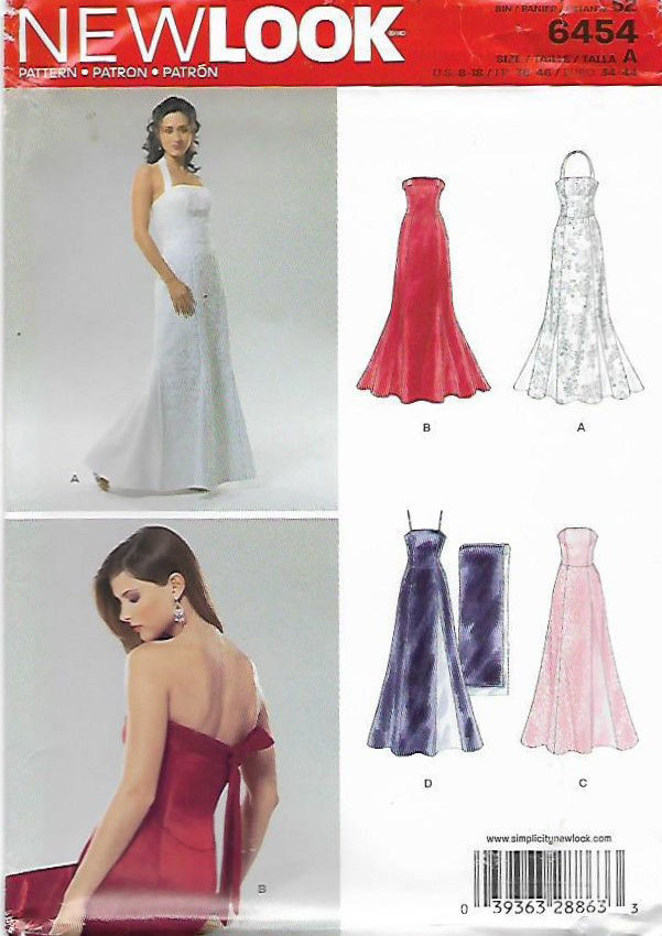 Look Sewing Pattern 6305 Misses Dresses, Size A (10-12-14-16-18-20-22) :  Amazon.in: Home & Kitchen