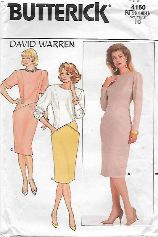 Picture of A95 BUTTERICK 4160: DRESS SIZE 16 ONLY