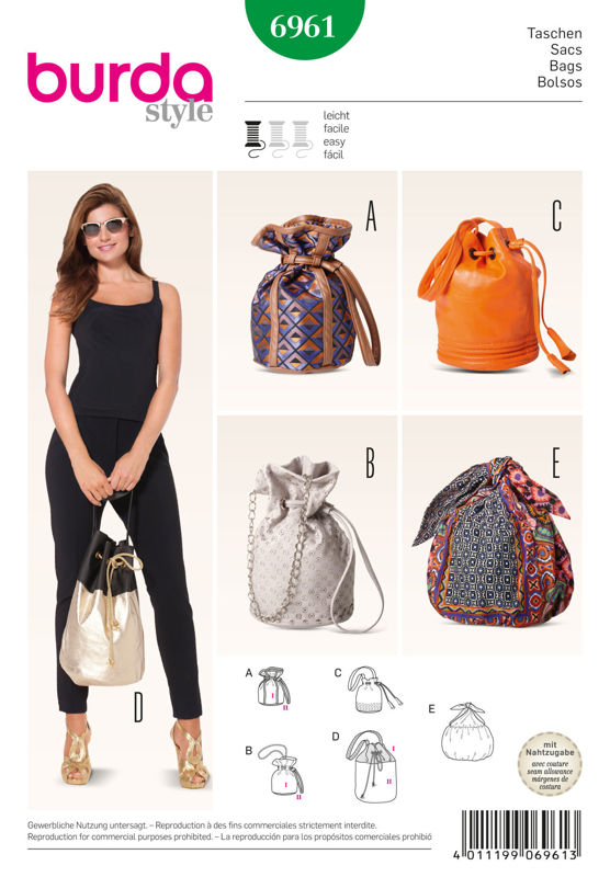 Picture of 95 BURDA 6961: BAGS