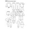 Picture of B135 SIMPLICITY 1572: CHILD'S SLEEPWEAR SIZE 3-6