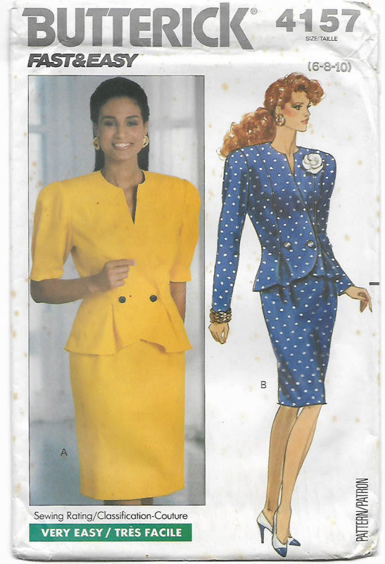 Picture of C140 BUTTERICK 7157: WOMAN'S TOP & SKIRT SIZE 6-10