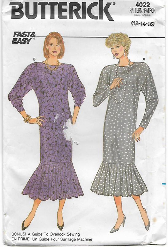 Picture of C149 BUTTERICK 4022: DRESS SIZE 12-16