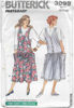 Picture of C164 BUTTERICK 3099: TOP & PINAFORM SIZE 18-22