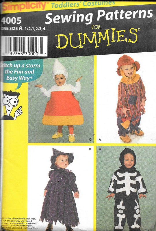 Picture of 95 SIMPLICITY 4005: CHILD'S COSTUME SIZE 6M-4