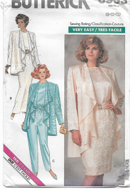 Picture of C48 BUTTERICK 6953: MIX & MATCH SIZE 8-12