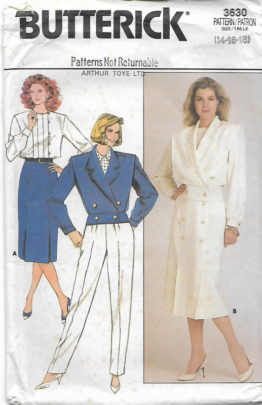 Picture of C73 BUTTERICK 3630: MIX & MATCH SIZE 14-18