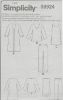 Picture of B102 SIMPLICITY S8924: UNLINED JACKET, TOP, TUNIC & PANTS  SIZE 16-24
